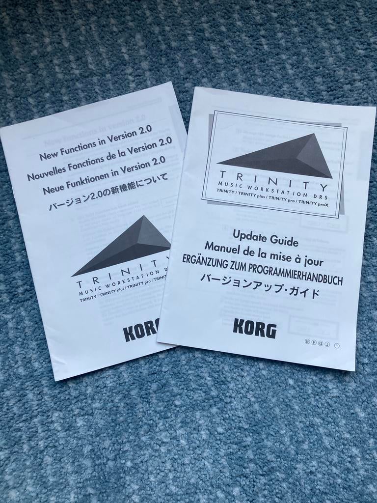 Korg Trinity Update Handleiding - Versie 2.0, Muziek en Instrumenten, Synthesizers, Ophalen of Verzenden, Gebruikt, Overige aantallen