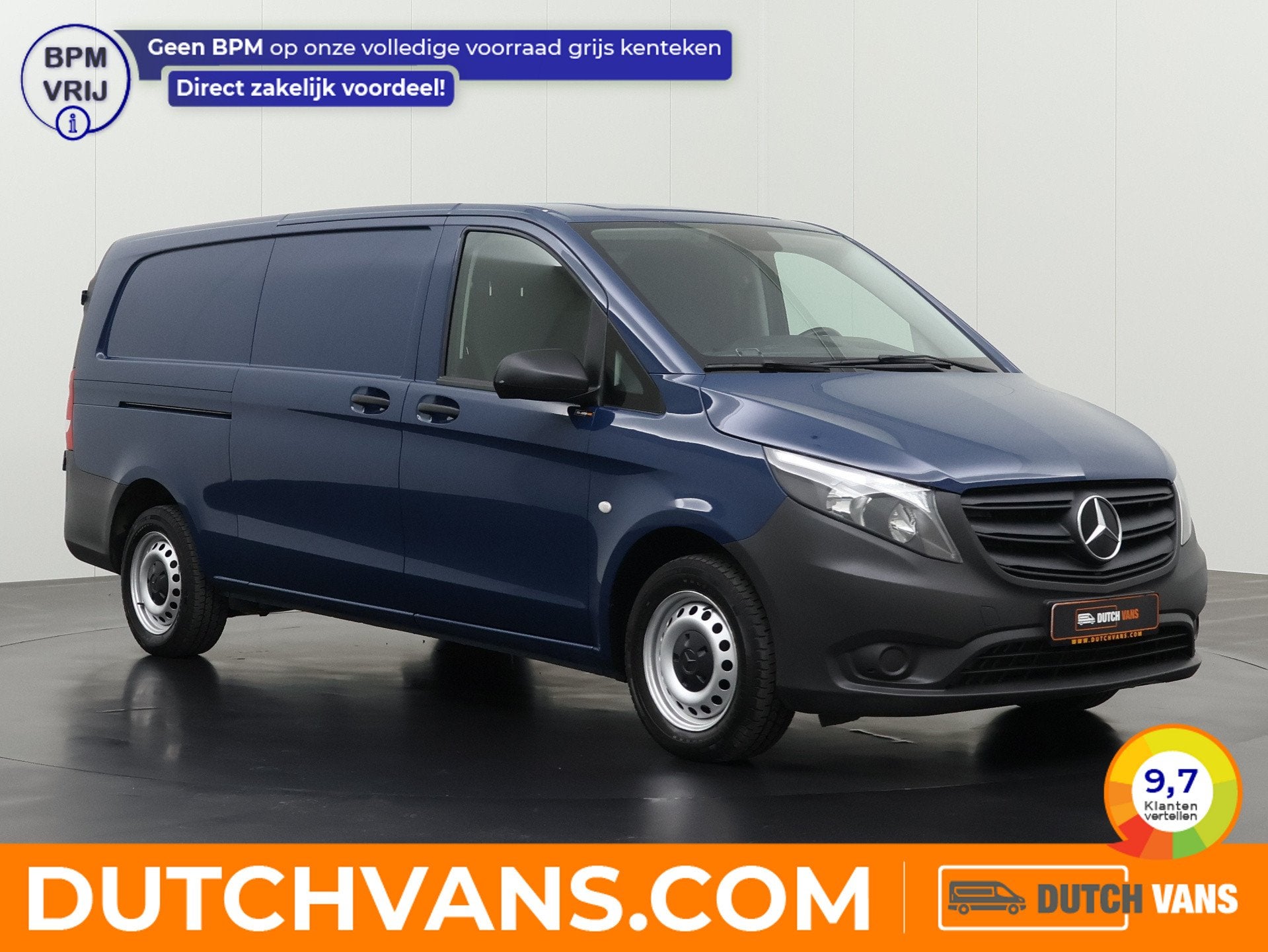Mercedes-Benz Vito 114CDI Automaat XXL | 2xSchuifdeur | Acht, Automaat, Gebruikt, Blauw, 2500 kg