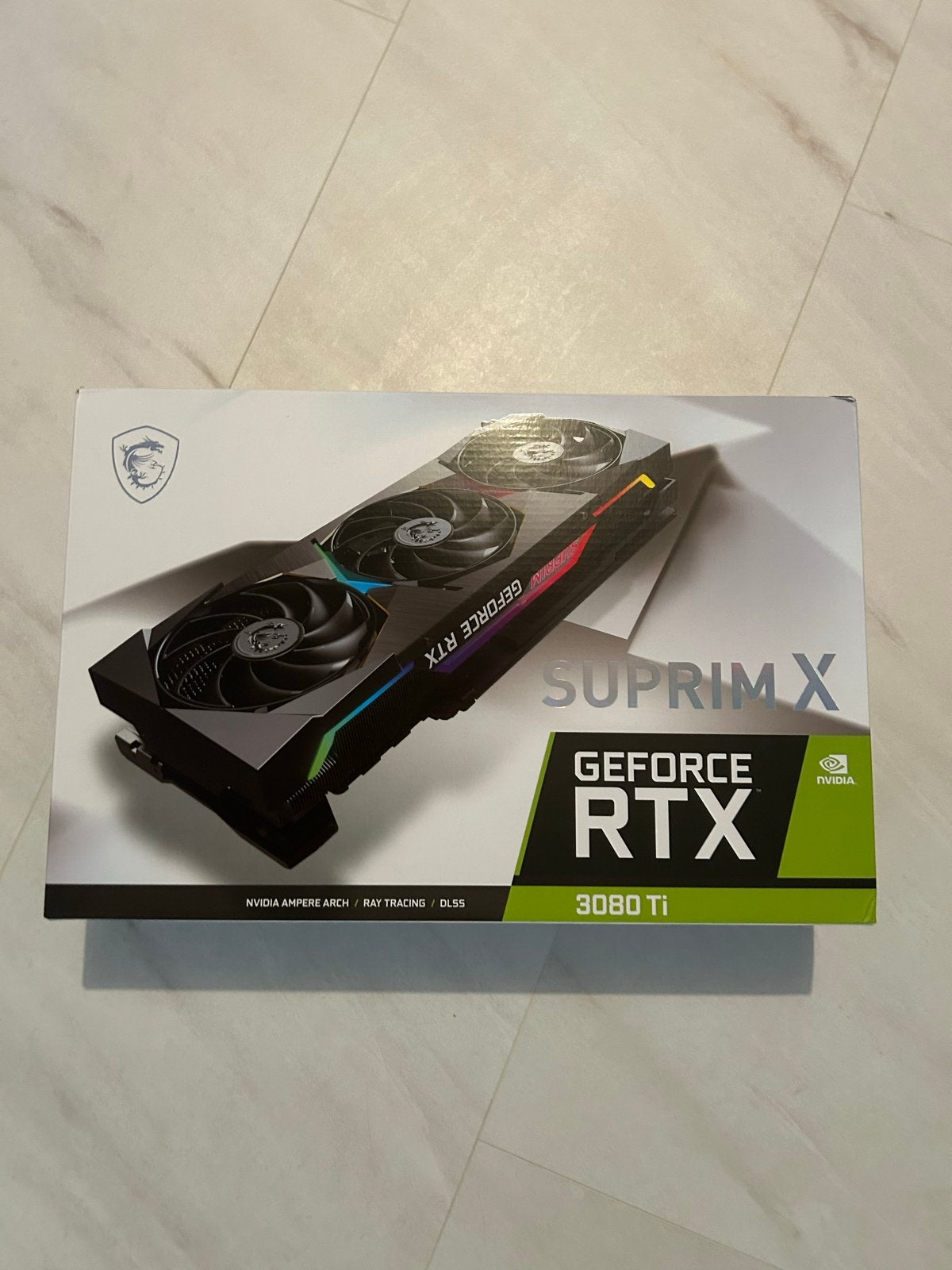 MSI GeForce RTX 3080 Ti SUPRIM X 12GB, Computers en Software, Videokaarten, Zo goed als nieuw, Nvidia, PCI-Express 4.0, GDDR6