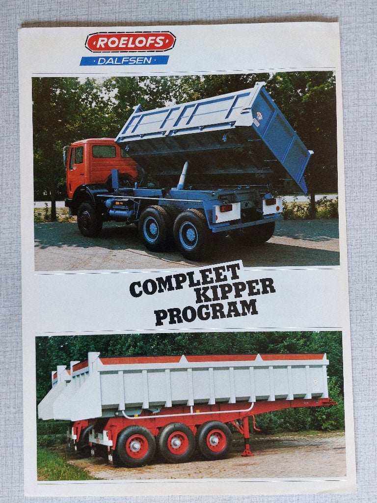 Brochure / Folder ROELOFS DALFSEN B.V., Ophalen of Verzenden, Gelezen, Overige merken