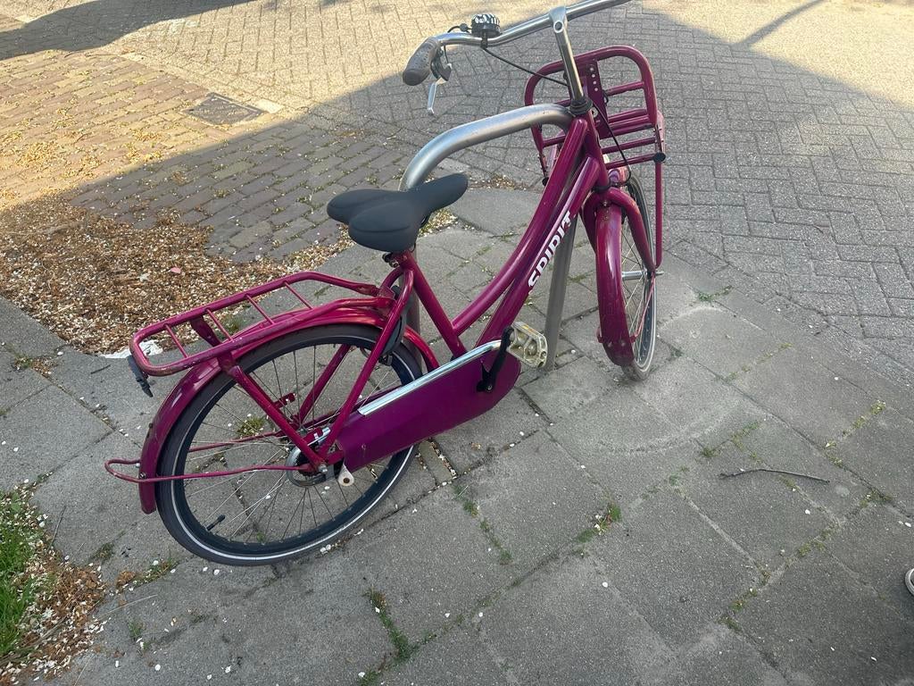 Meisjesfiets 24 inch - Spirit, Ophalen, Velgrem, Handrem, Gebruikt