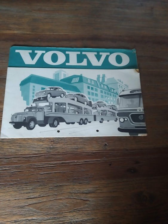 Volvo Oude Folder / Poster 1 / 1959 Geperforeerd 8 pag., Verzenden, Zo goed als nieuw, Volvo