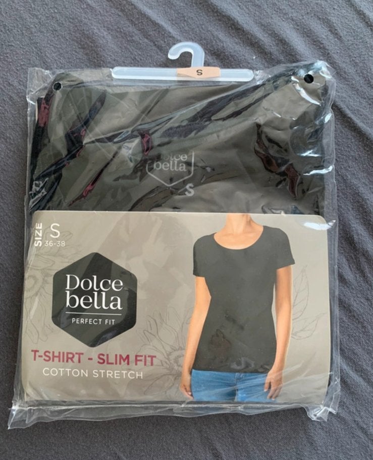 T-shirt - maat S (nieuw), Zwart, Nieuw, Ophalen of Verzenden, Korte mouw