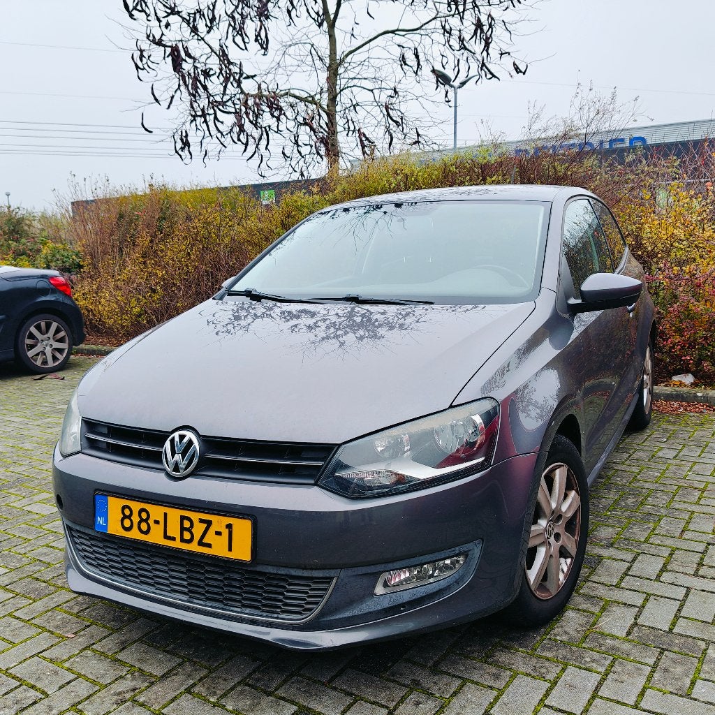 Volkswagen Polo 1.2 TSI 77KW DSG 2010 Grijs, Auto's, 40 €/maand, Zwart, 4 cilinders, Origineel Nederlands