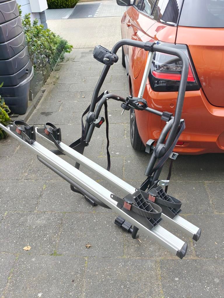 Achterklepdrager van Menabo, voor 2 fietsen - Gebruikt, Ophalen of Verzenden, 2 fietsen, Gebruikt, Achterklepdrager