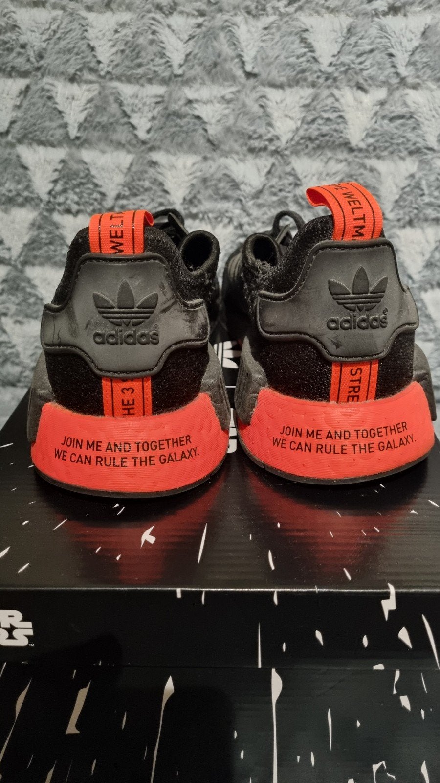 Adidas Star Wars sneakers, Zwart, Ophalen of Verzenden, Zo goed als nieuw, Adidas