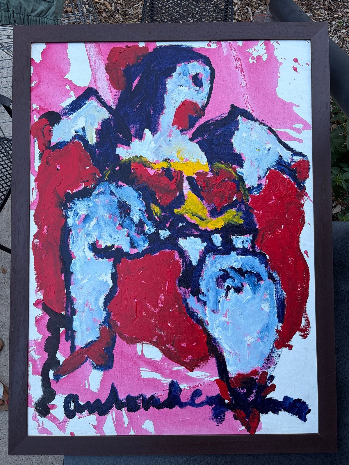 Anton Heyboer - Diverse doeken (120x90 cm), Ophalen, Figuren, Gesigneerd, Gemengde techniek