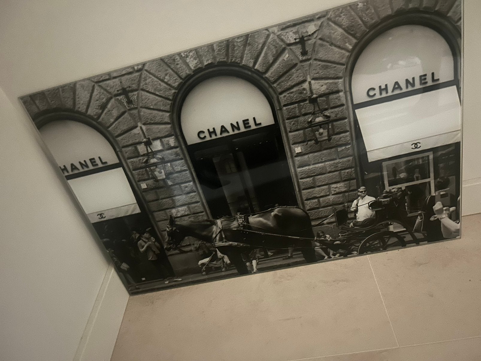 Mooi chanel plexiglas schilderij, Ophalen of Verzenden, Zo goed als nieuw, Schilderij