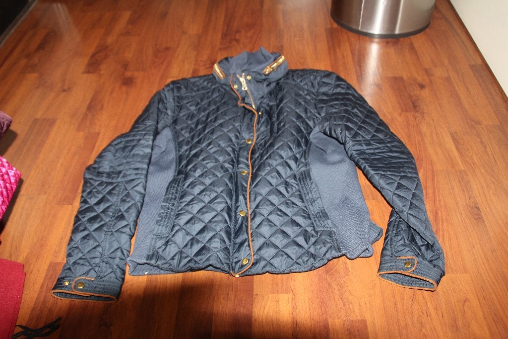 winterjas tussenjas blauw LIV, Ophalen of Verzenden, Gedragen, Maat 42/44 (L), Blauw