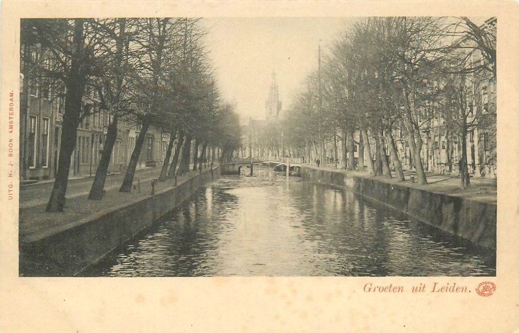 701-342-005 Leiden, Verzenden, Voor 1920, Zuid-Holland