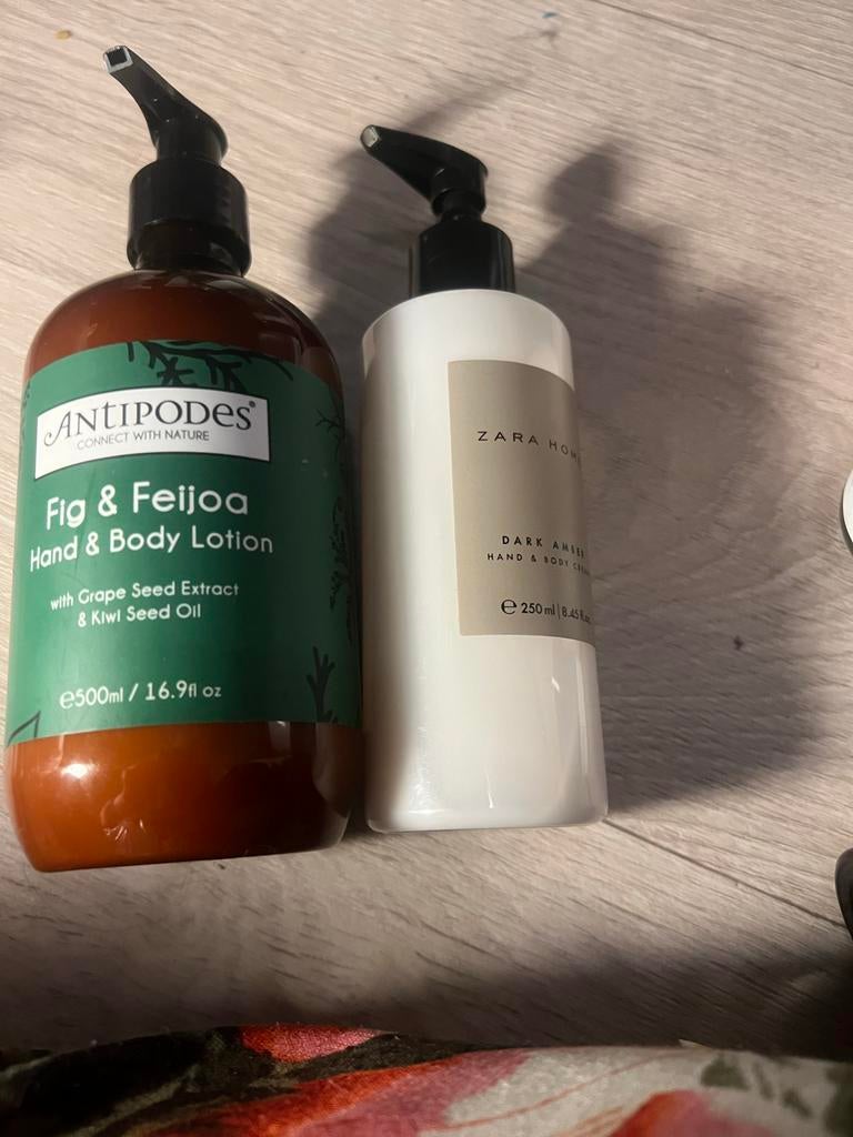 Antipodes en Zara Home hand- en bodylotion, Verzenden, Nieuw, Bodylotion, Crème of Olie