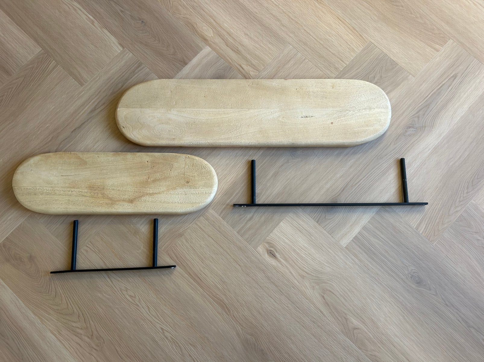 Wandplanken, Ophalen, Zo goed als nieuw