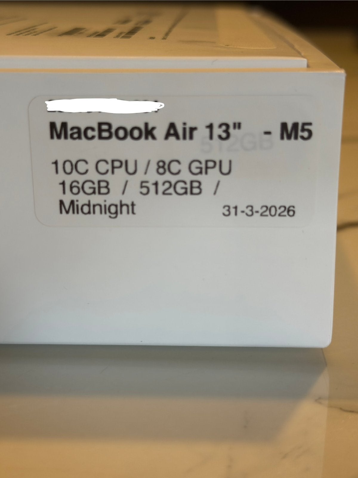 Foto 21 van MacBook Air 13” M5, 16GB, 512GB, Midnight 2026 + Accesoires