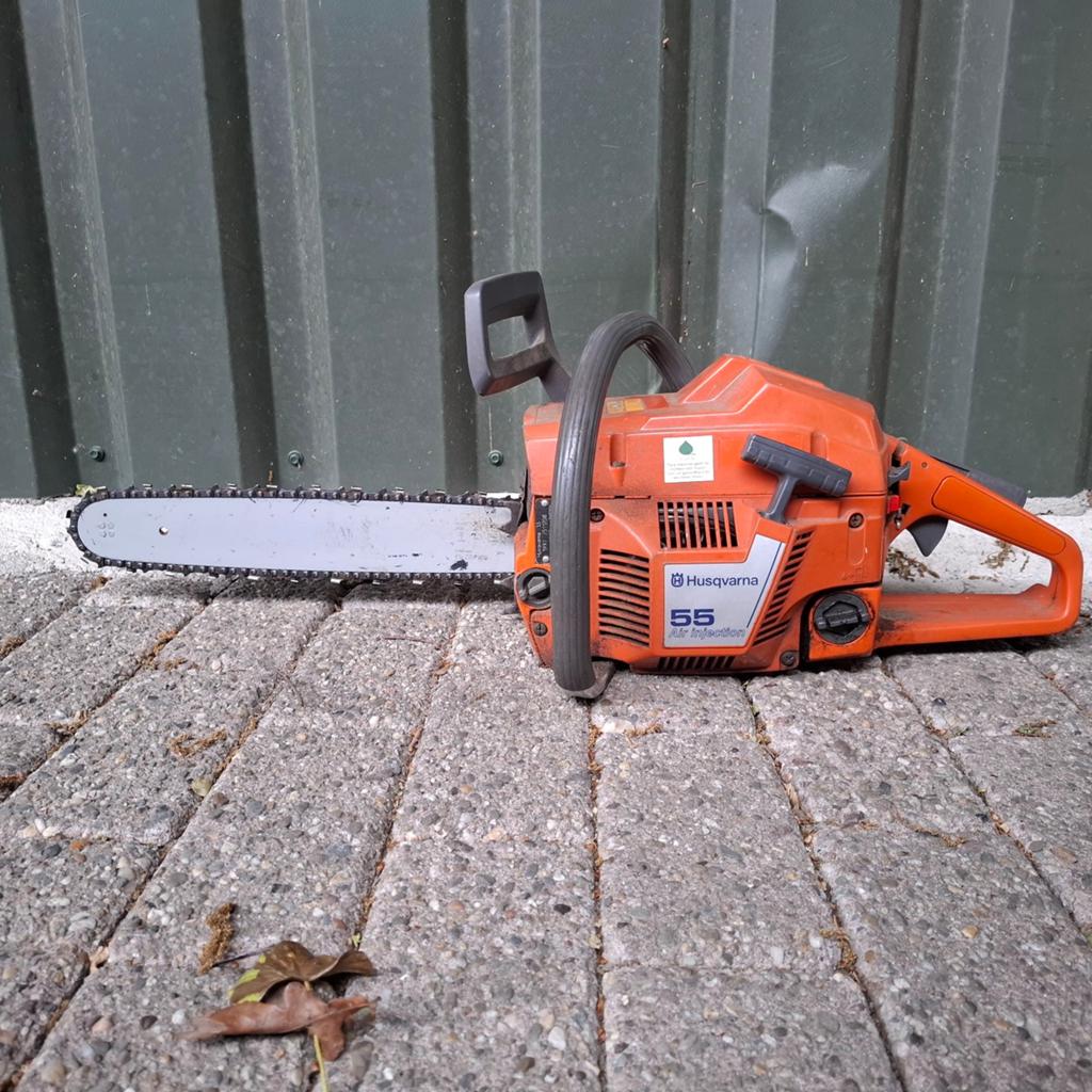 Husqvarna 55 kettingzaag, Ophalen of Verzenden, Zo goed als nieuw, Dolmar /Stihl / Husqvarna