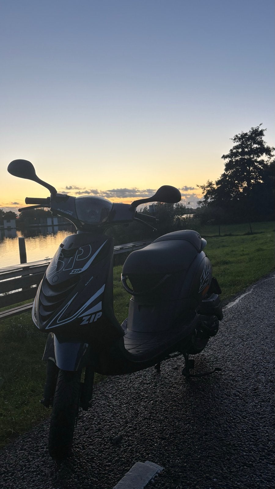 Piaggio Zip 80cc - Zwart/Blauw ALLEEN RUILEN, Ophalen, Gebruikt, Maximaal 45 km/u, Zip