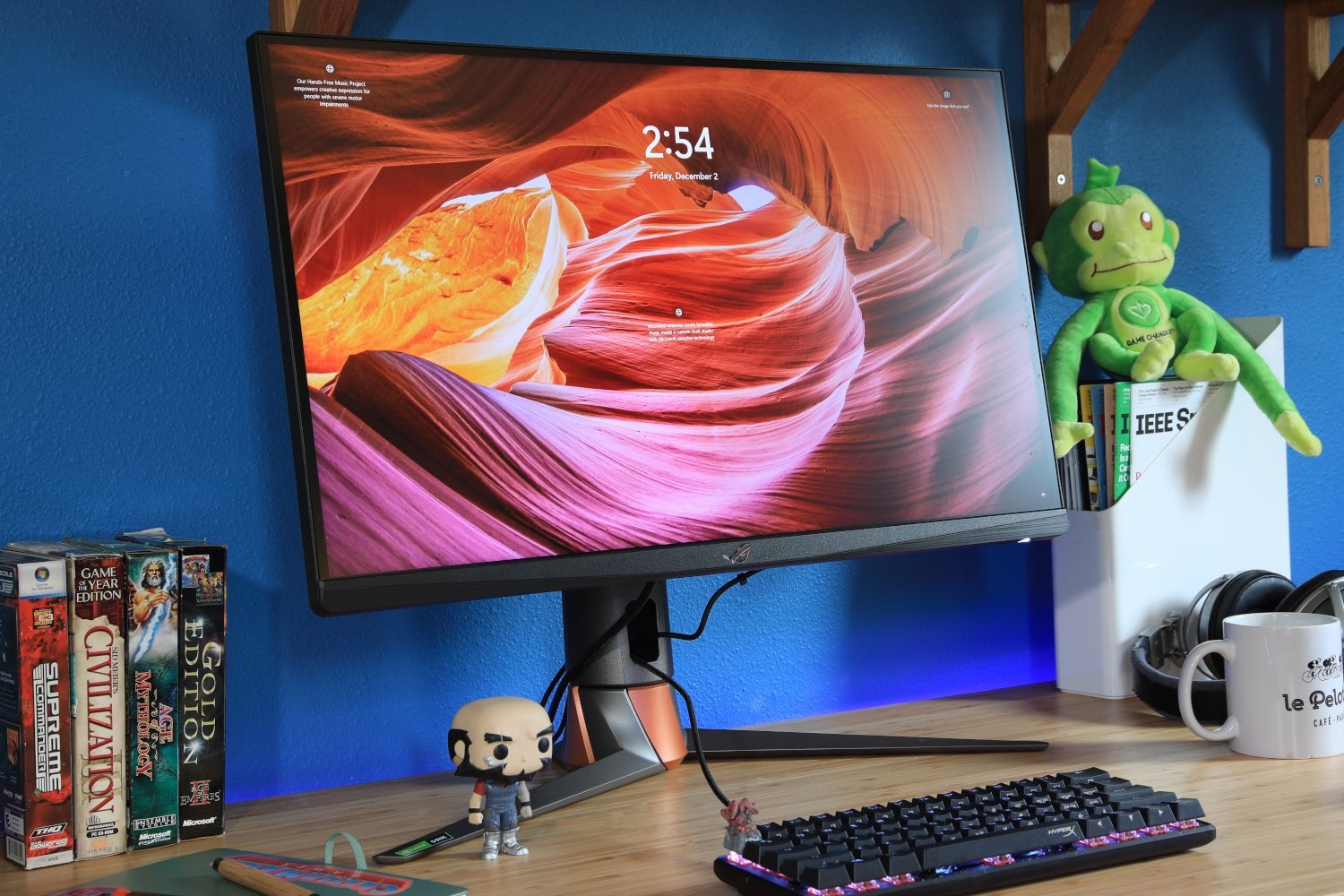 ASUS ROG 360Hz QHD (PG27AQN), Computers en Software, Gaming, IPS, Zo goed als nieuw, Quad HD (2K)