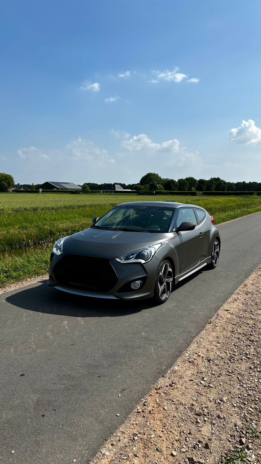 Hyundai Veloster Turbo Matte Grey 2015, Auto's, Voorwielaandrijving, 1591 cc, 14 km/l, Handgeschakeld