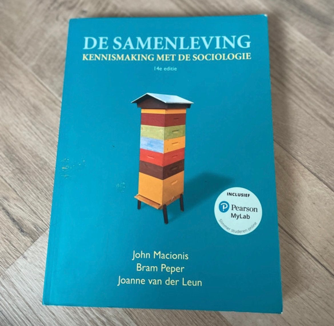 De samenleving kennismaking met de sociologie, Boeken, Joanne van der Leur; John Macionis; Bram Peper, Ophalen of Verzenden, Zo goed als nieuw