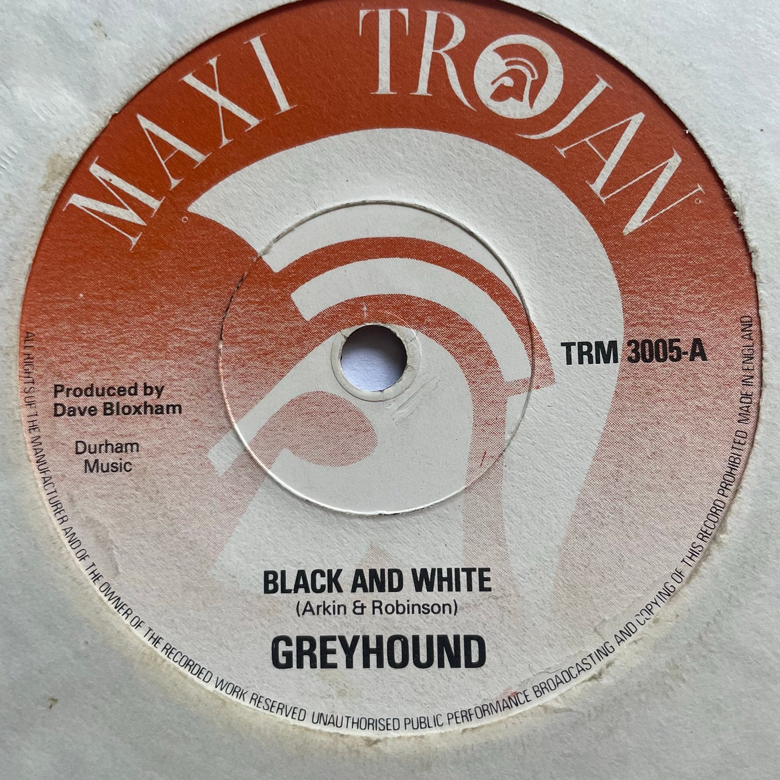 (Maxi Trojan ep) Greyhound - Black and White, Ophalen of Verzenden, Zo goed als nieuw, EP