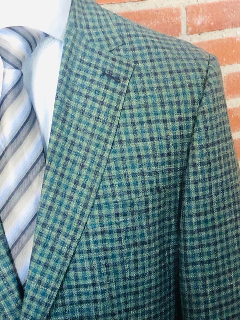 Nieuw Roy Robson blazer/ jasje Wol Katoen Linnen Mt 54, Ophalen of Verzenden, Nieuw, Maat 52/54 (L), Groen