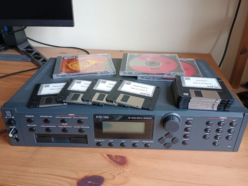 E-MU ESI-32 Sampler Als Nieuw 32MB, Digital I/O, BlueSCSI v2, Muziek en Instrumenten, Ophalen of Verzenden, Zo goed als nieuw