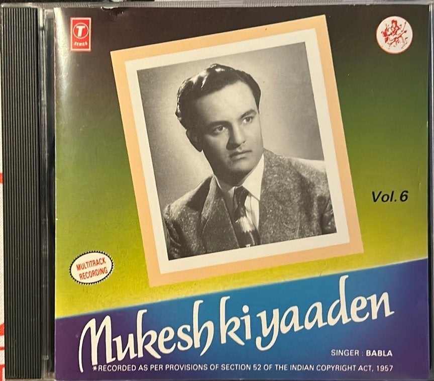 Mukesh Ki Yaaden Vol. 6 - Bollywood CD, Ophalen of Verzenden, Gebruikt, Verzamelalbum, Inclusief doosje