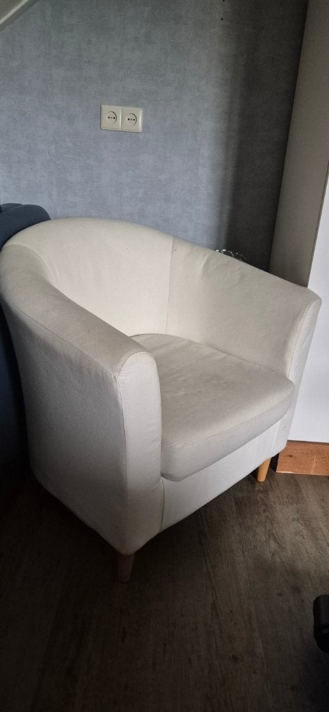 2 ikea stoelen, Ophalen, Gebruikt, Twee, Wit