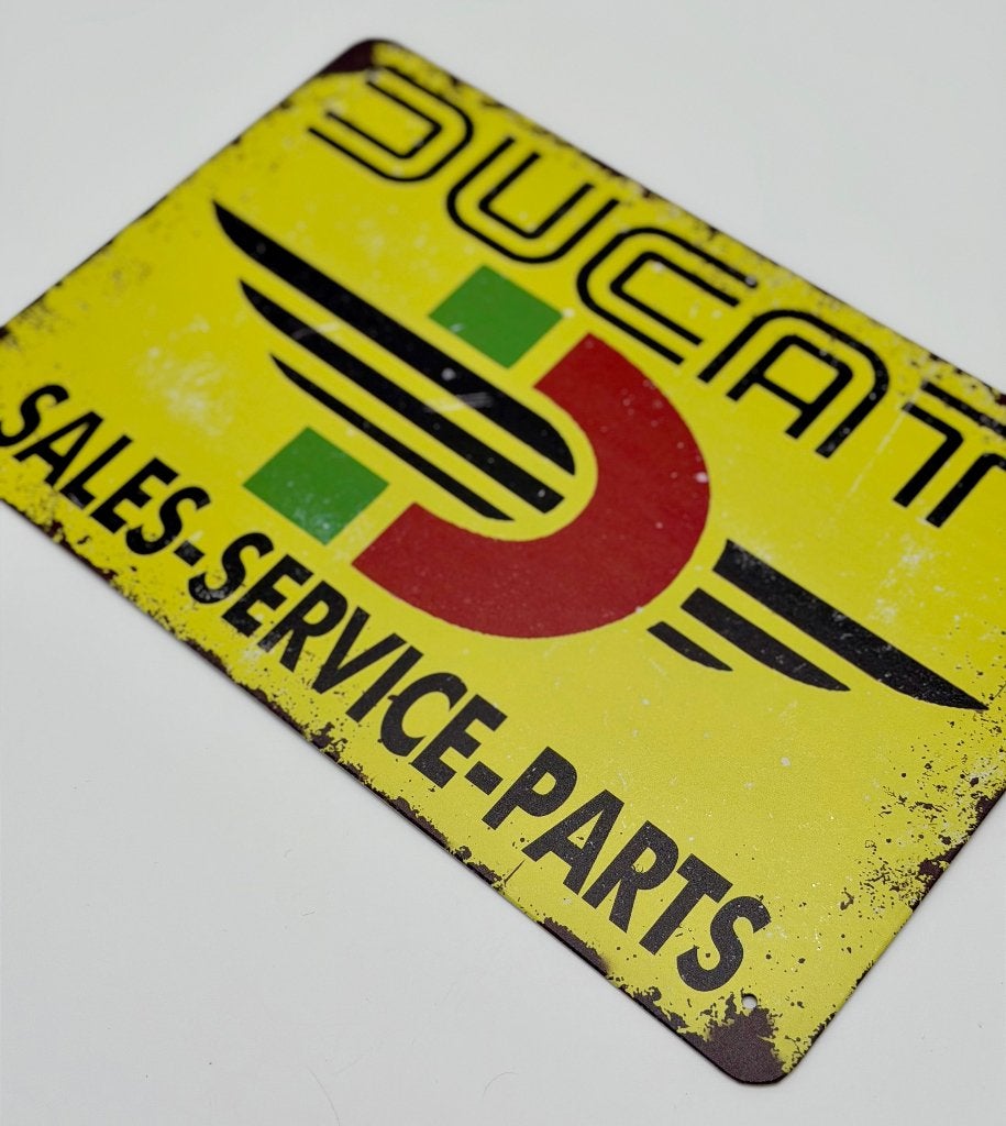 blikken Ducati bord scrambler 998 996 Monster 999 749, Verzenden, Nieuw, Reclamebord