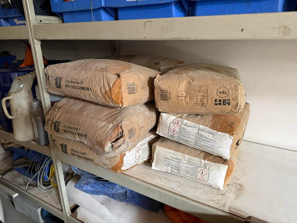 9x Dyckerhoff Metselcement 25kg - Nieuw, Doe-het-zelf en Verbouw, Metselstenen, Ophalen, Nieuw, Overige typen