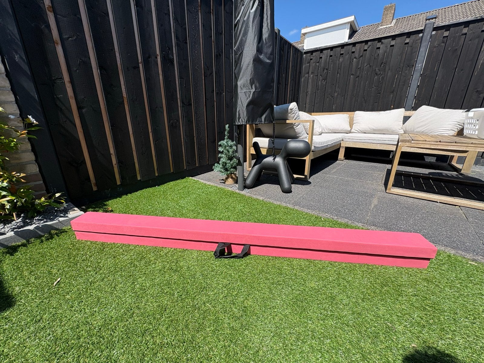 Opvouwbare Turnbalk 3,36m, Ophalen, Zo goed als nieuw
