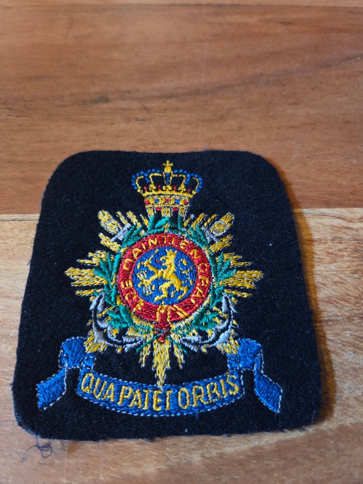 mariniers embleem, Verzamelen, Militaria | Algemeen, Ophalen of Verzenden, Marine, Nederland, Embleem of Badge
