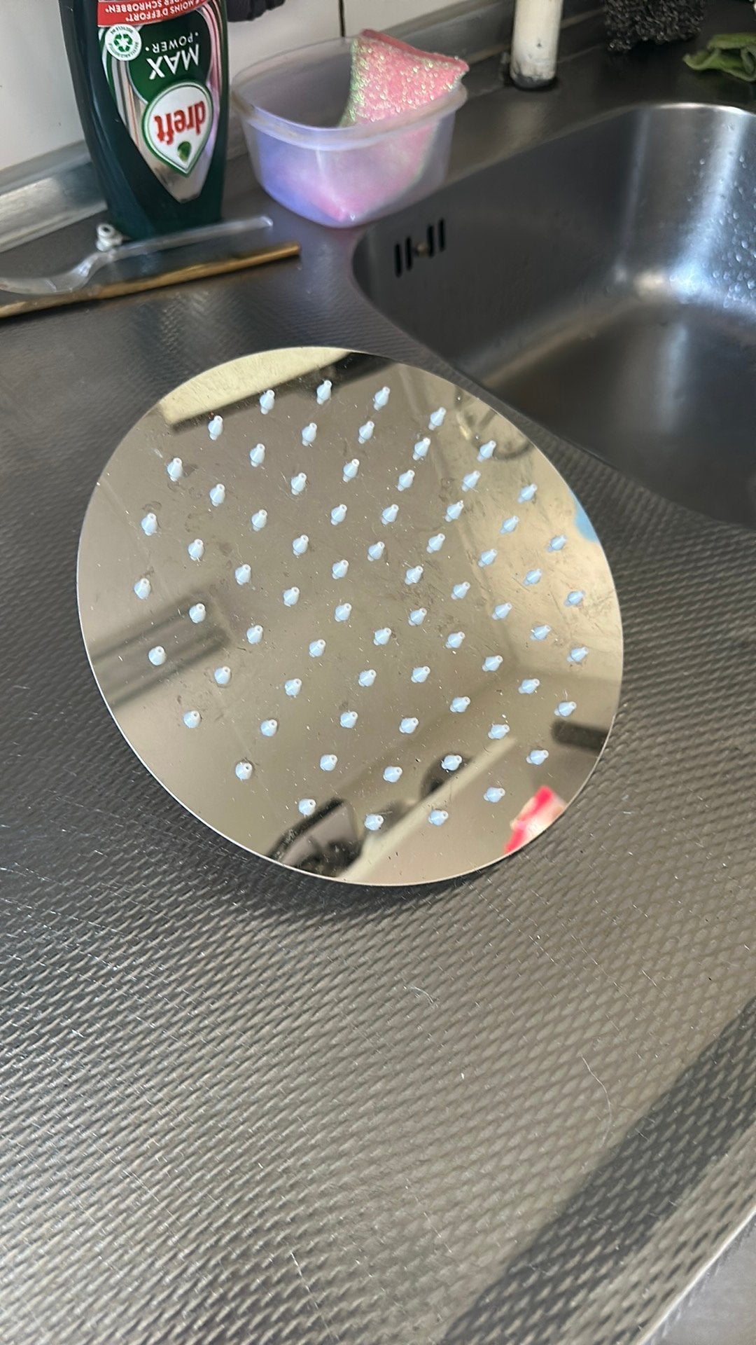 Douche kop 20 cm in diameter, Doe-het-zelf en Verbouw, Ophalen of Verzenden, Zo goed als nieuw, Douche