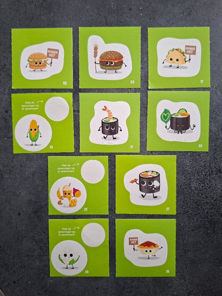 Beter Bikken Buddies: 10 verschillende stickers, Verzamelen, Plus, Ophalen of Verzenden