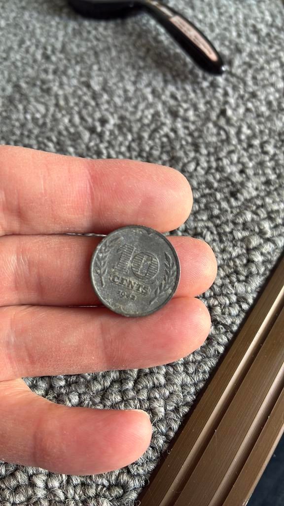 Nederland 10 cent 1942 zink, Ophalen of Verzenden, Koningin Wilhelmina, 10 cent