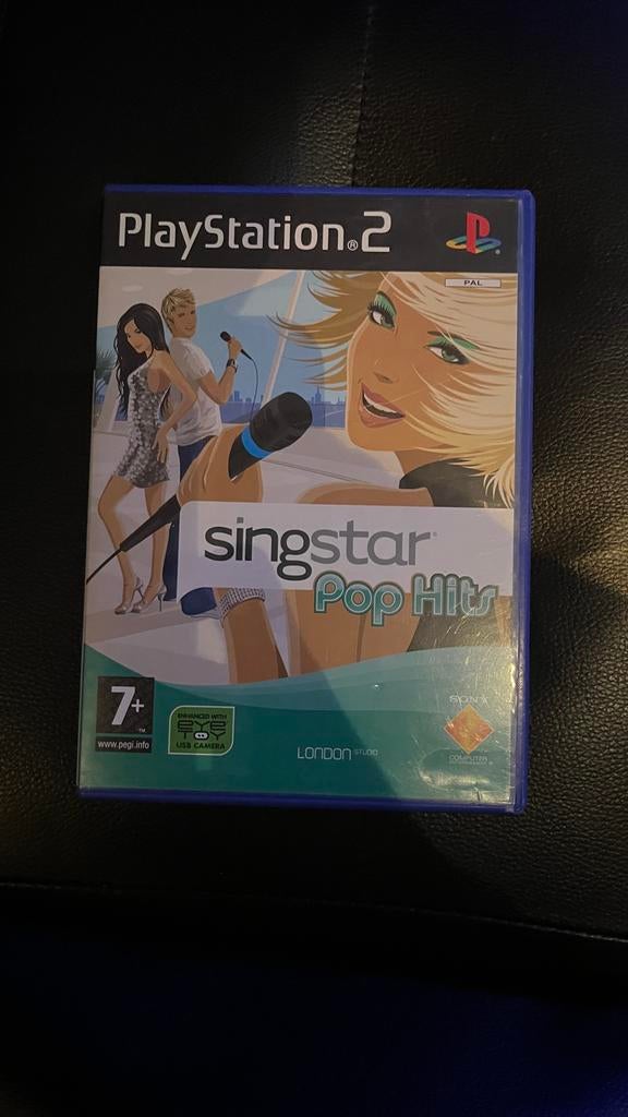 SingStar Pop Hits - PlayStation 2 (PS2) Muziekspel, Spelcomputers en Games, Ophalen, Muziek, Gebruikt, 2 spelers