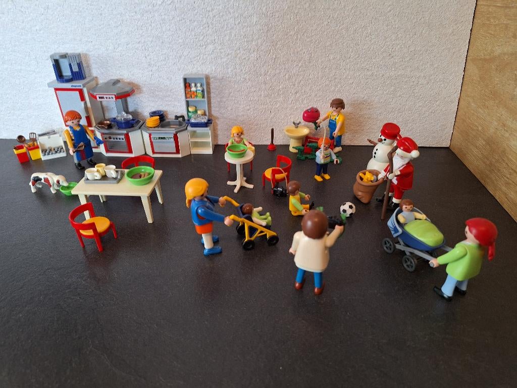 Playmobil feest in de buurtkeuken, Ophalen of Verzenden, Zo goed als nieuw, Complete set