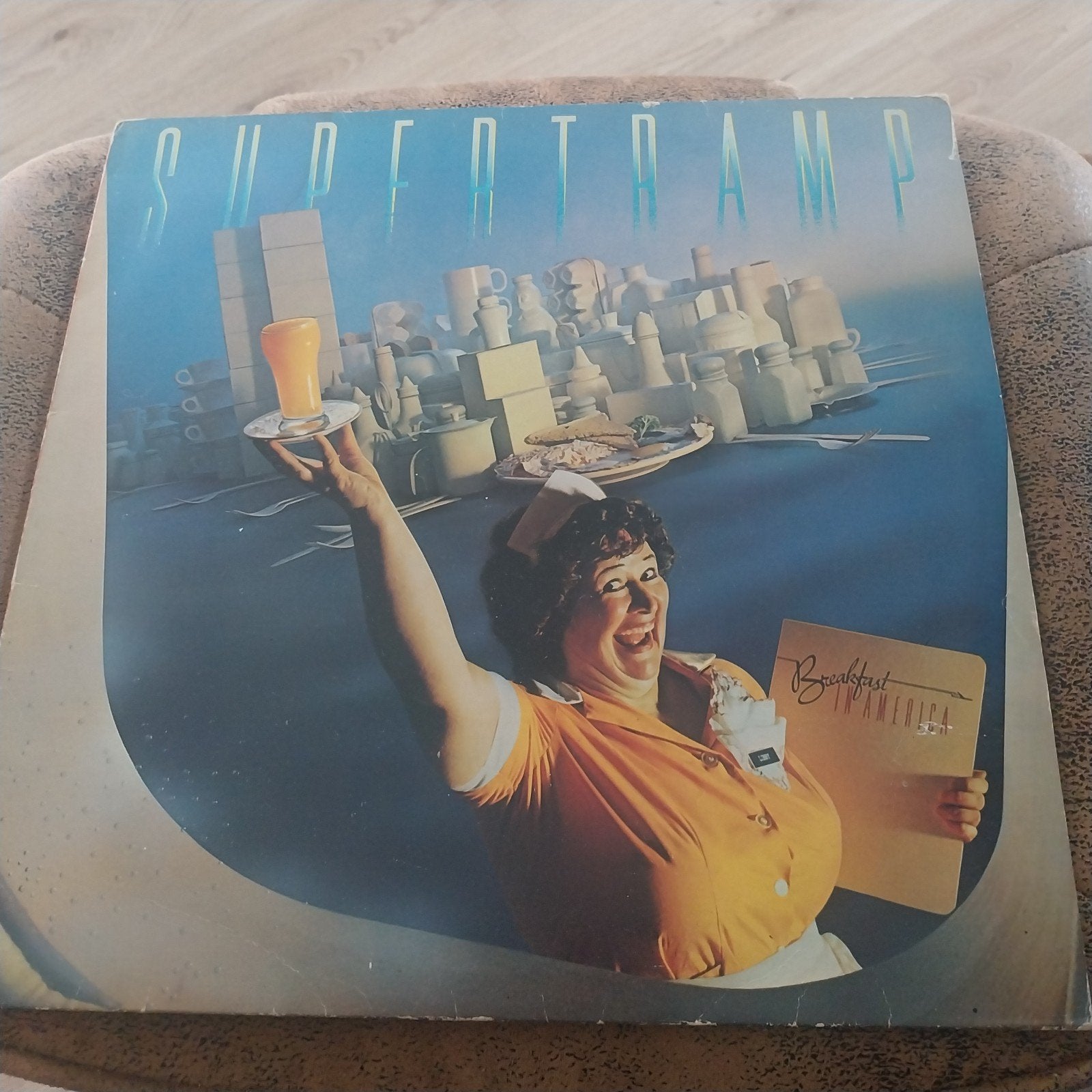 Supertramp - Breakfast in America LP (1979), Ophalen of Verzenden, 1970 - 1979, Gebruikt, 12 inch