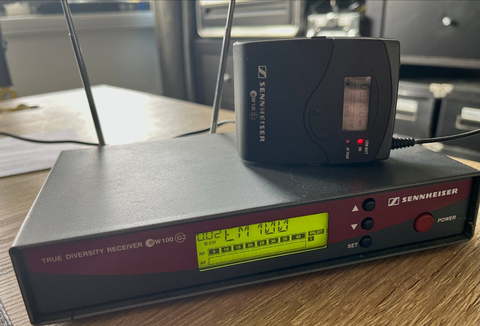 Sennheiser EW100 G2, Muziek en Instrumenten, Ophalen of Verzenden, Gebruikt, Overige typen, Draadloos