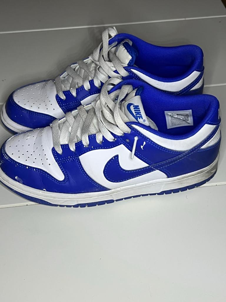Nike Dunk Low Royal Blue Sneakers, Kleding | Dames, Schoenen, Ophalen of Verzenden, Gedragen, Blauw, Sneakers of Gympen