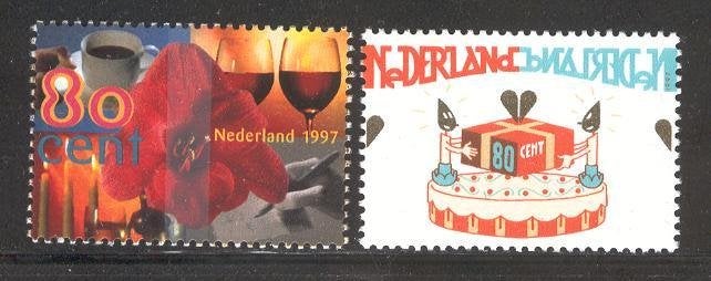 2575 - Nederland nvph 1720/1721 postfris , Gecombineerde ui, Verzenden, Na 1940, Postfris