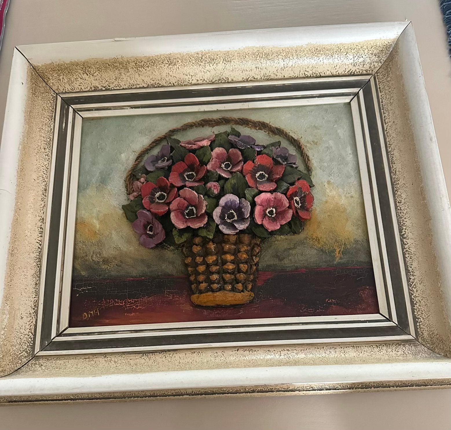 Heel mooi schilderij 34 hoogtr en 40 breedte, Antiek en Kunst, Ophalen