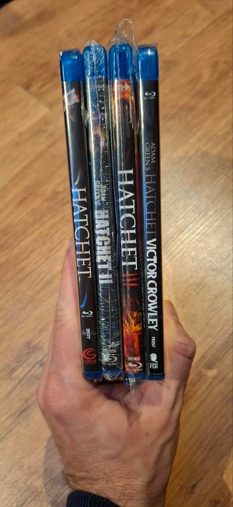 Complete Hatchet Serie (deel 1, 2, 3, 4) - Blu-ray, Cd's en Dvd's, Blu-ray, Zo goed als nieuw, Ophalen of Verzenden