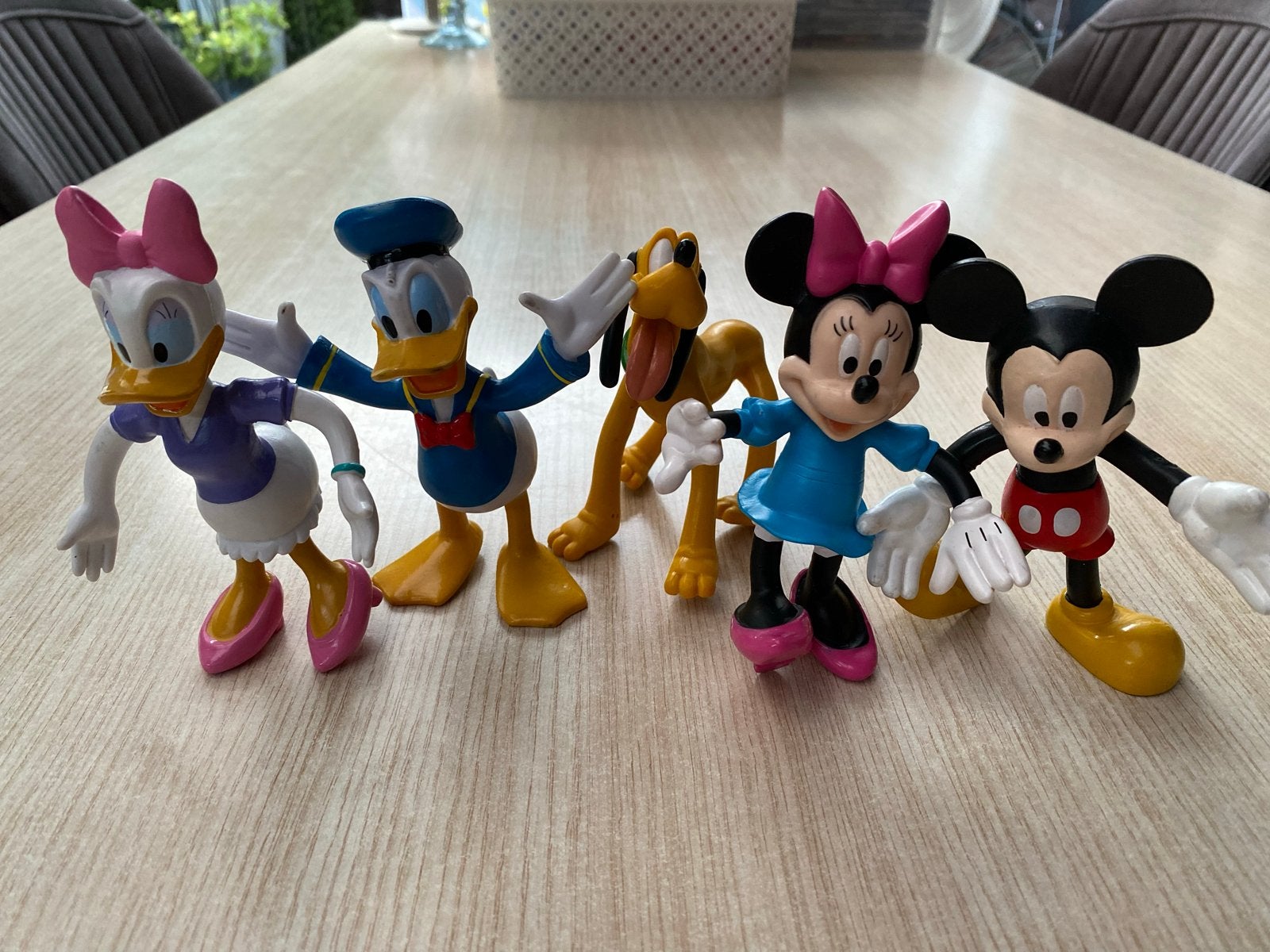 Disney Figuren Set: Mickey, Minnie, Donald, Katrien, Pluto, Kinderen en Baby's, Speelgoed | Actiefiguren, Ophalen of Verzenden
