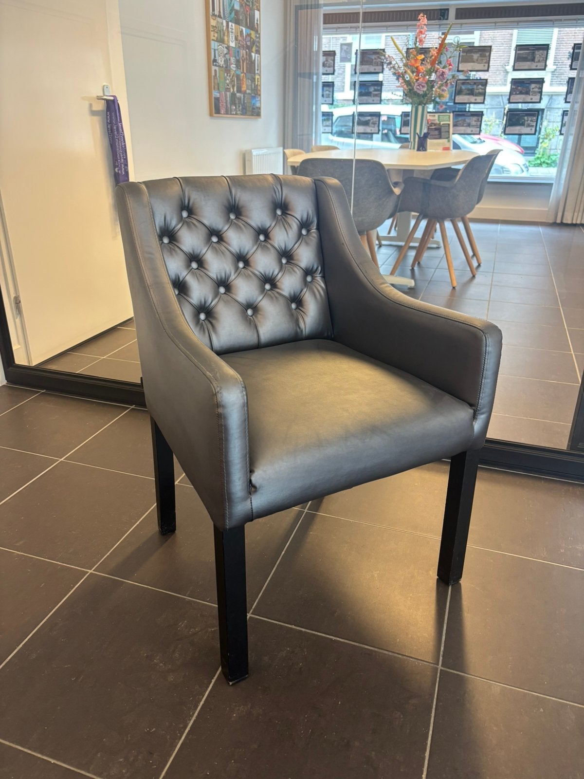 Keijser & Co eetkamer fauteuils (3 stuks beschikbaar), Ophalen, Kunststof, Gebruikt, Drie
