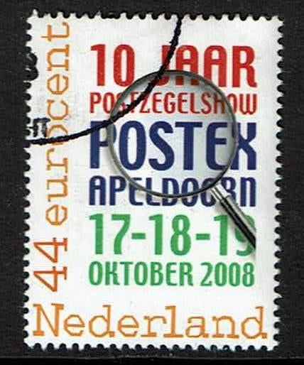 Nederland 10 jaar postek Apeldoorn gestempeld 2, Verzenden, Na 1940, Gestempeld