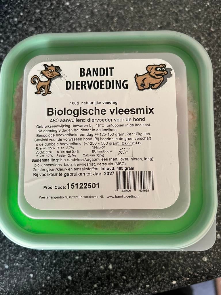Bandit hondenvoer vers vlees, Ophalen of Verzenden, Hond