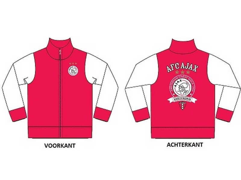 Ajax baby sweatvest finest - 62-68 (BESCHADIGD), Kinderen en Baby's, Babykleding | Maat 68, Nieuw, Jongetje of Meisje, Shirtje of Longsleeve