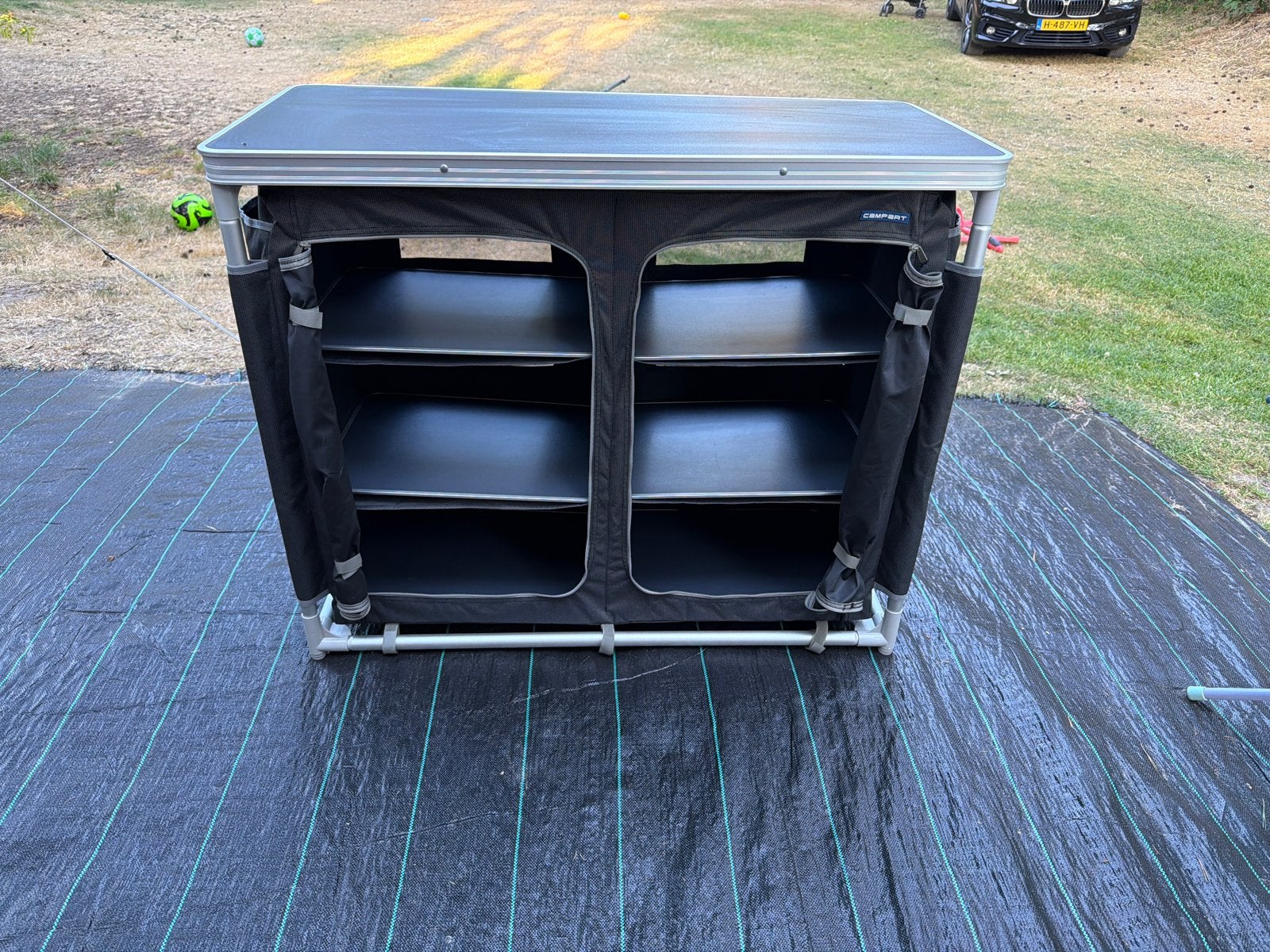 2x Campart Campingkast - Opvouwbare Keukenkast, Ophalen, Zo goed als nieuw