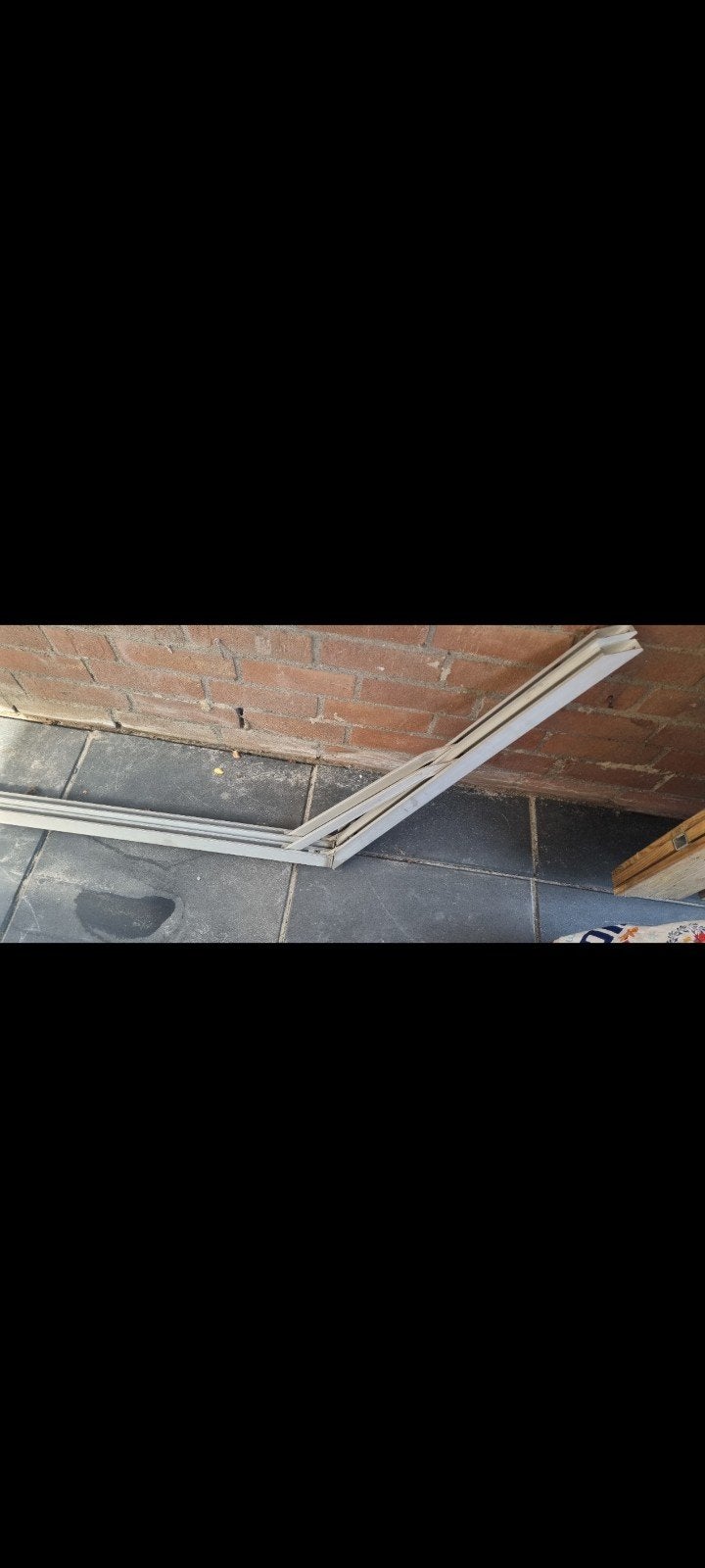 elektrisch uitvalscherm, Tuin en Terras, Ophalen, 450 cm of meer, Elektrisch, Zo goed als nieuw