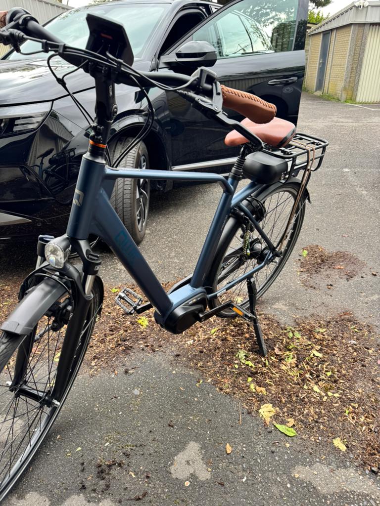 Herenfiets QWIC MN7 E-Bike. (579 w/u), Ophalen of Verzenden, Zo goed als nieuw
